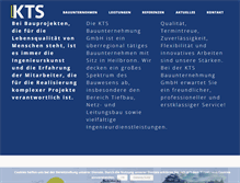 Tablet Screenshot of kts-bau.com